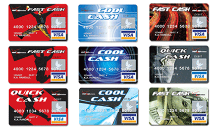 Verizon Wireless / Celluphone Fast Cash Debit Card Designs Dec 2005